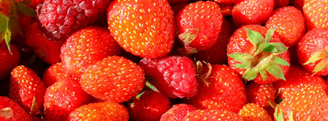 Frutos rojos, color de salud