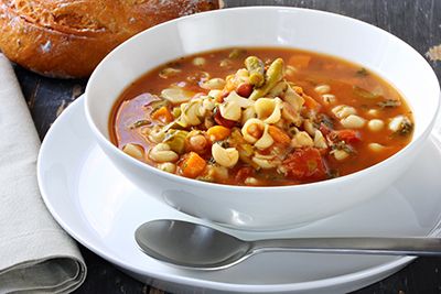 sopa minestrone - cocina italina