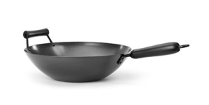 sartén wok negra