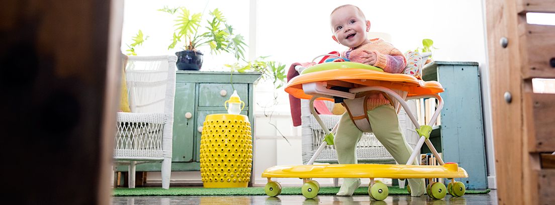 labebe Andador de bebé con rueda, caminador de actividades de madera 3 en 1  para niños de 1 a 3 años, juguete de madera para empujar, juguete para