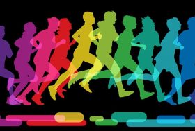 6 Consejos para correr bien: siluetas de corredores