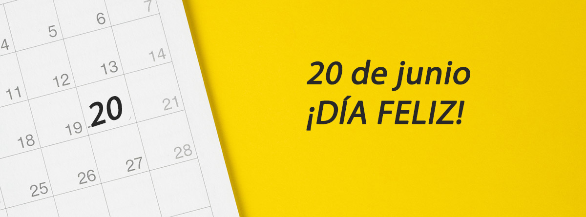 Día Feliz: calendario con el 20 de junio señalado como día más feliz del año