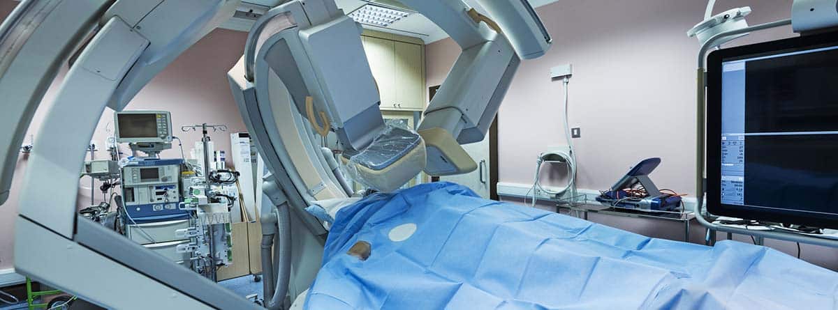 Arteriografía o angiología: aparato para realizar arteriografías