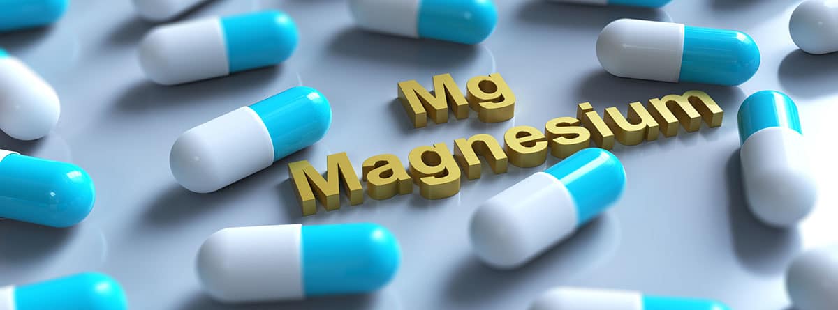 Niveles de magnesio en sangre: suplementos de magnesio en cápsulas 