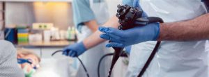 Quirófano realizando prueba médica