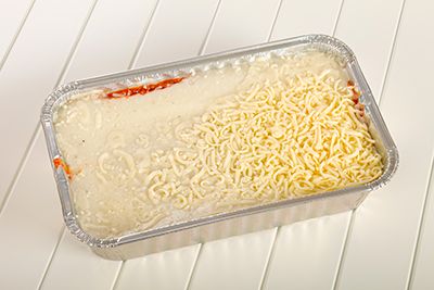 Consumo de azúcar diario para una buena salud pasta lasaña congelada