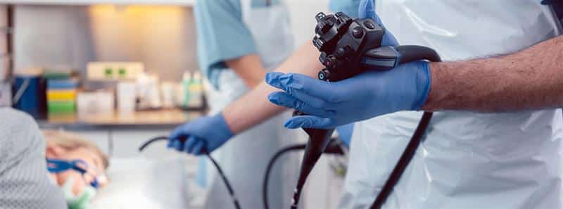 Quirófano realizando prueba médica